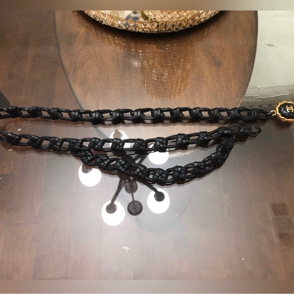Chanel Haute Couture 1992 vintage leather belt - Picture 7 of 15